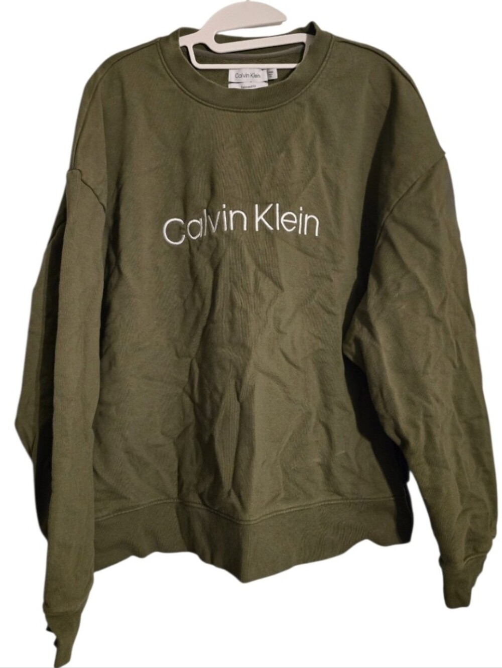 Calvin Klein Men's Relaxed Fit Crewneck Sweatshirt Size XL in EUC